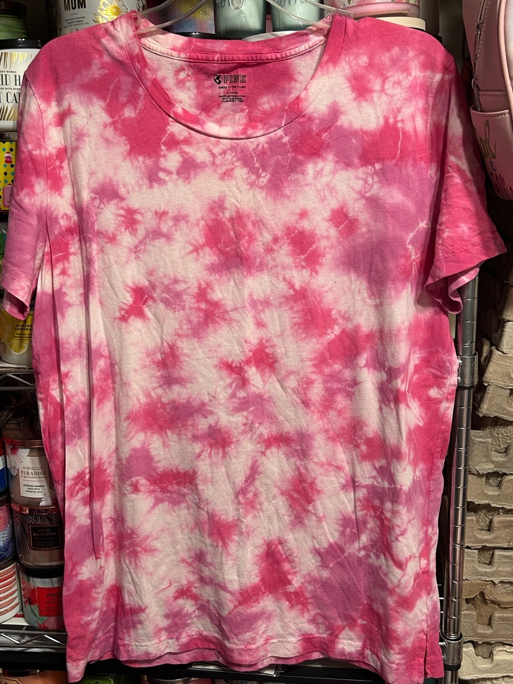 VS PINK TYE DYE TEE